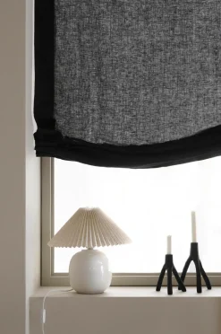 Outlet Ellos Home Liftgardin Pembroke i 100% hør Sort