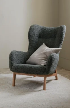 Best Ellos Home Lænestol Softamys Mørkegrå/beige