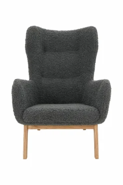 Best Ellos Home Lænestol Softamys Mørkegrå/beige