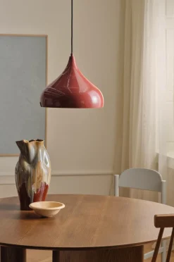 Clearance Ellos Home Loftlampe Drop Rustrød
