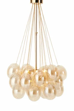 Ellos Home Loftlampe Amber Messing/amber