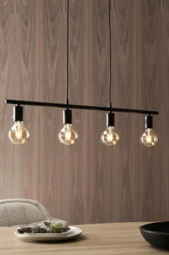 Ellos Home Loftlampe Sander 4L Sort / Sort krom