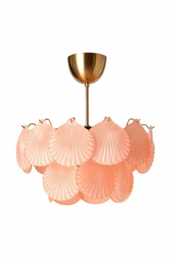 Best Ellos Home Loftplafond Shella Lyserød/antikmässing