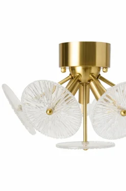 Best Ellos Home Loftplafond Cinelle Messing/klarglas