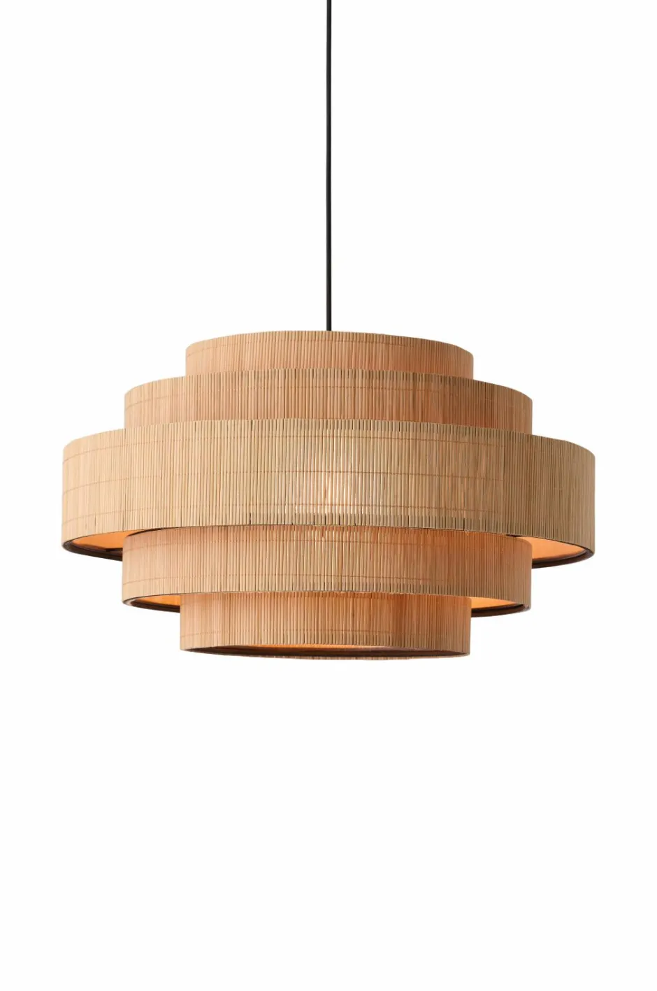 Best Ellos Home Loftslampe Miguel Bamboo Brun
