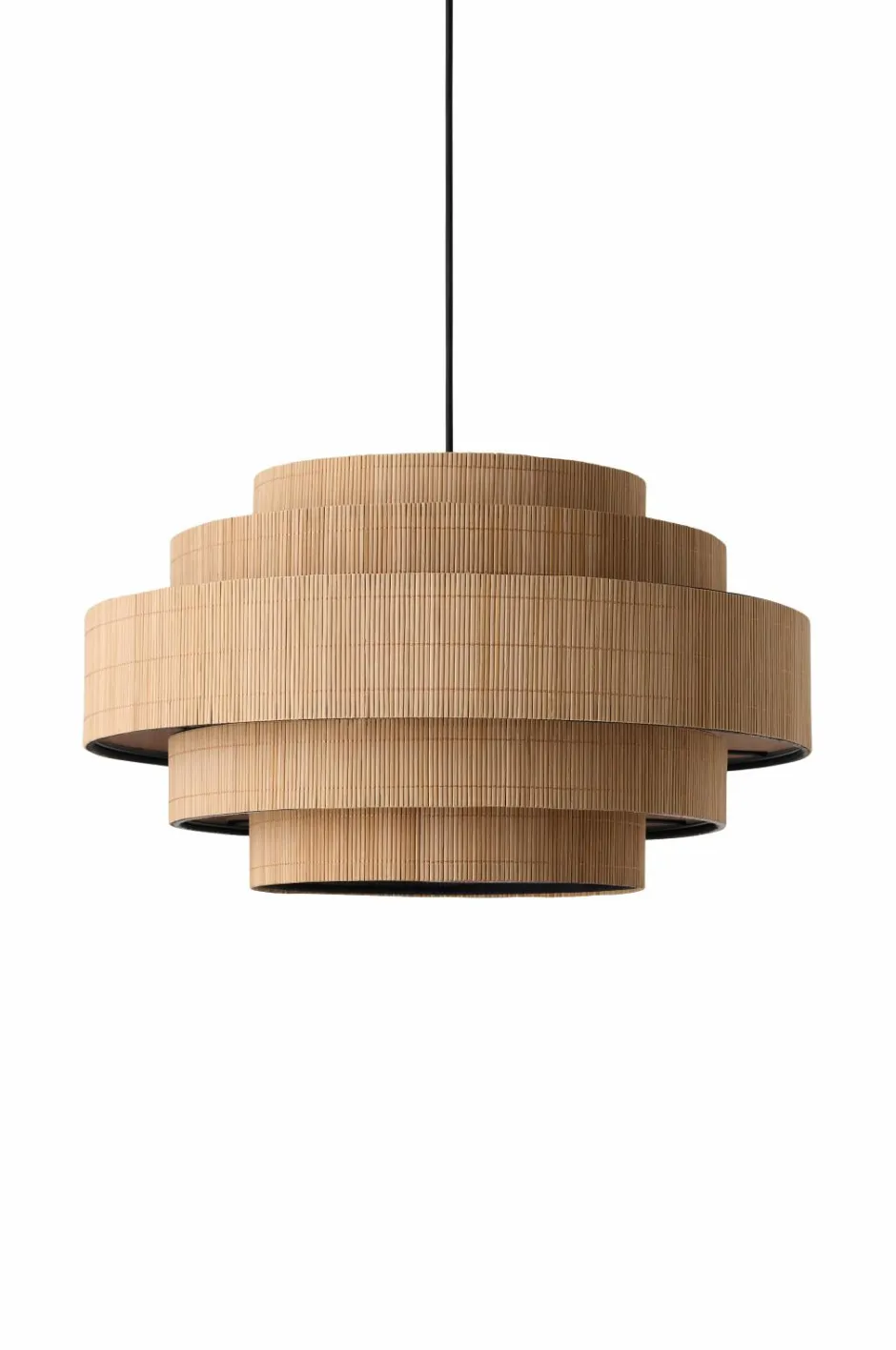 Best Ellos Home Loftslampe Miguel Bamboo Brun