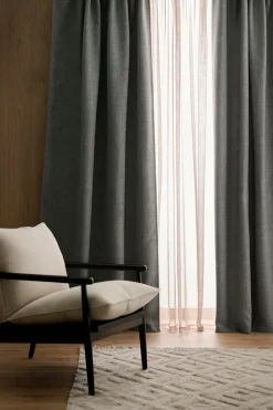Clearance Ellos Home Mørklægningsgardin Iben med multibånd, 1 stk. Light grey (Cool grey)