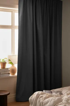 Clearance Ellos Home Mørklægningsgardin Hedda Wide 1-pak Antracitgrå