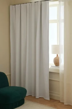 Outlet Ellos Home Mørklægningsgardin Ines Wide ekstra bred 1-pak Hvid