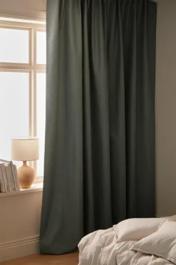 Outlet Ellos Home Mørklægningsgardin Hedda Wide 1-pak Grøn
