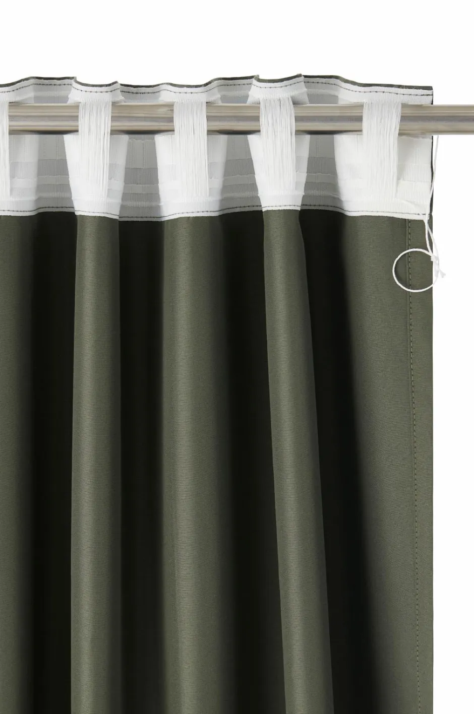 Outlet Ellos Home Mørklægningsgardin Hedda Wide 1-pak Grøn