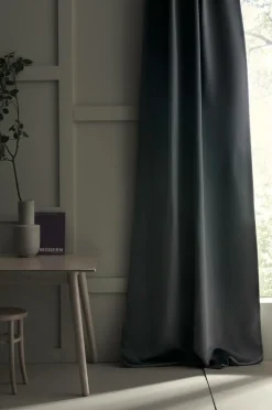 Clearance Ellos Home Mørklægningsgardin Smooth 1 stk Mørkegrå