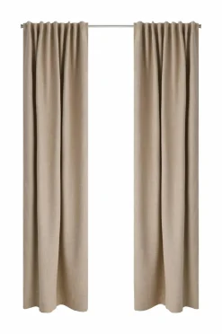 Online Ellos Home Mørklægningsgardin Iben med multibånd, 1 stk. Beige