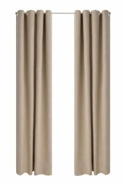 Ellos Home Mørklægningsgardin Iben med sejlringe, 1 stk. BEIGE