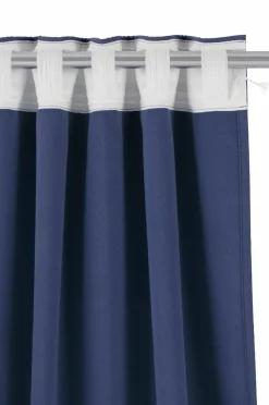 Discount Ellos Home Mørklægningsgardin Cara Wide 1 stk Marineblå