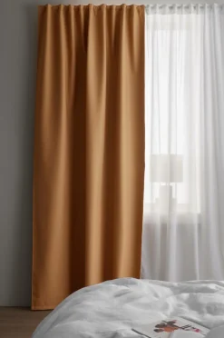 Discount Ellos Home Mørklægningsgardin Cara 1 stk Rustbeige