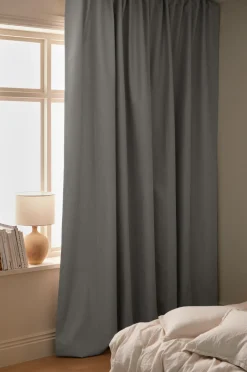 Outlet Ellos Home Mørklægningsgardin Hedda Wide 1-pak Grå
