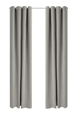 Online Ellos Home Mørklægningsgardin Iben med sejlringe, 1 stk. Light grey (Cool grey)