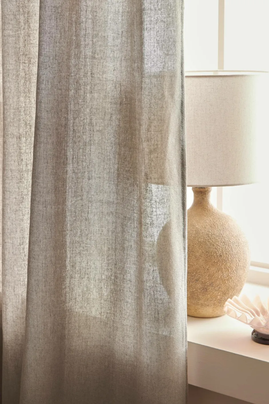 Discount Ellos Home Multibåndsgardin Isabelle Wide 1-pak Linen beige