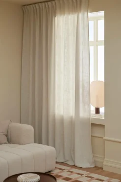 Outlet Ellos Home Multibåndsgardin Olinda Wide Ekstra bred 1-pak Cremet hvid