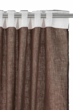 Discount Ellos Home Multibåndslængde Malva Wide ekstra bred, 1 stk. i 100% hør Brun