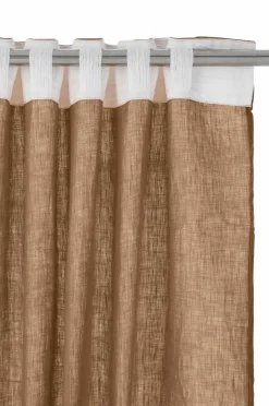 Outlet Ellos Home Multibåndslængde Malva Wide ekstra bred, 1 stk. i 100% hør Chipmunk