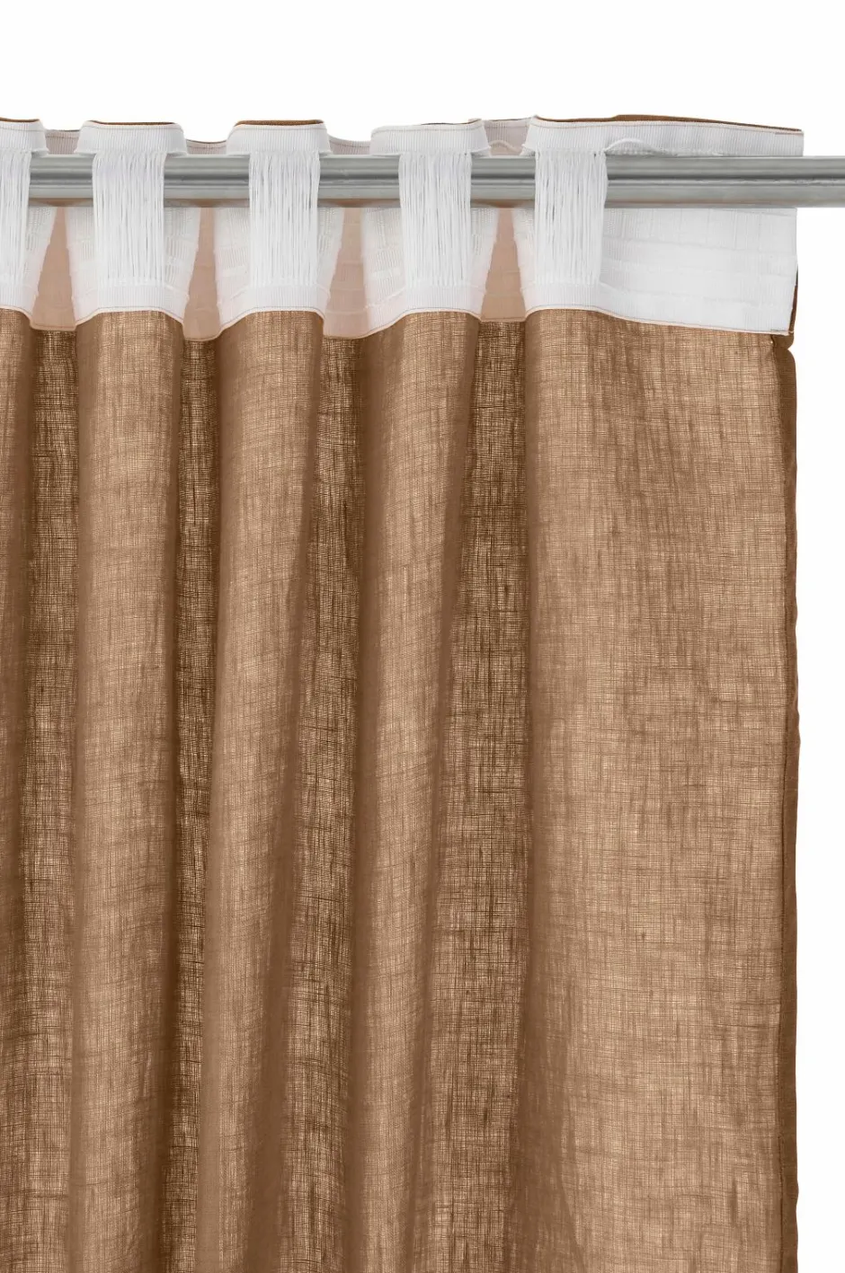 Outlet Ellos Home Multibåndslængde Malva Wide ekstra bred, 1 stk. i 100% hør Chipmunk