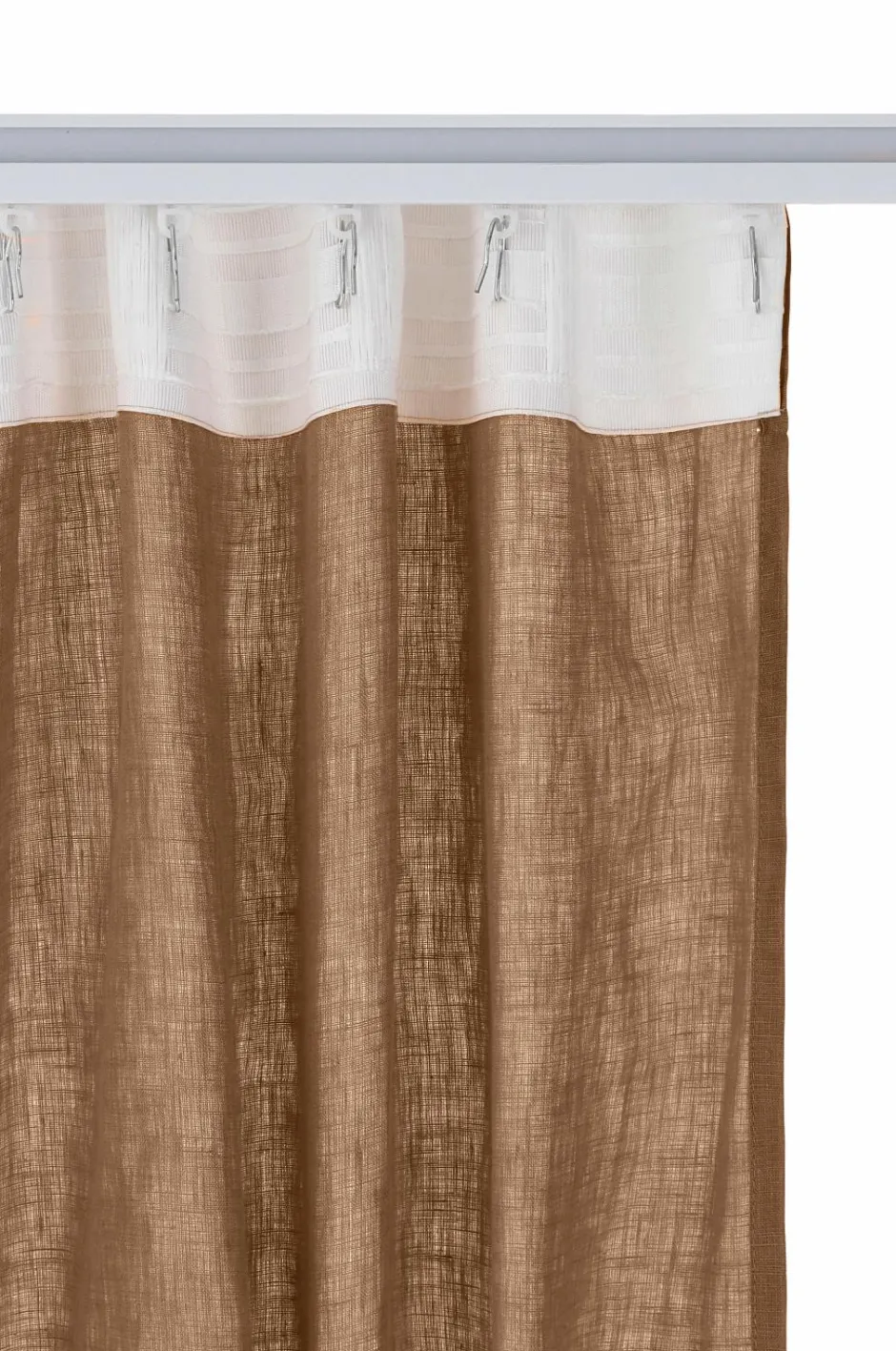 Outlet Ellos Home Multibåndslængde Malva Wide ekstra bred, 1 stk. i 100% hør Chipmunk
