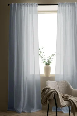 Online Ellos Home Multibåndsgardin Lara 2-pak Blå