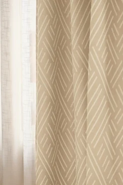 Best Ellos Home Multibåndsgardin Athena lysafskærmning 1-pak Beige