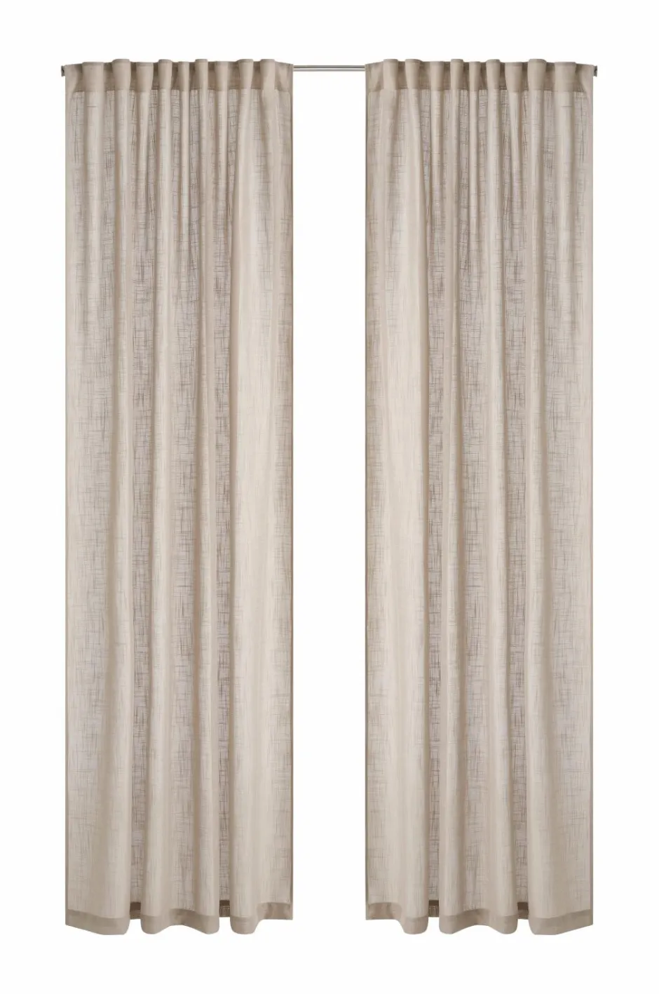 Clearance Ellos Home Multibåndsgardin Dianne 2-pak Beige