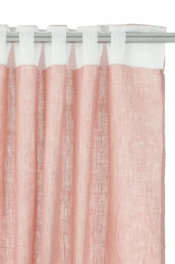 Clearance Ellos Home Multibåndslængde Malva 2-pak i 100% hør Rosa