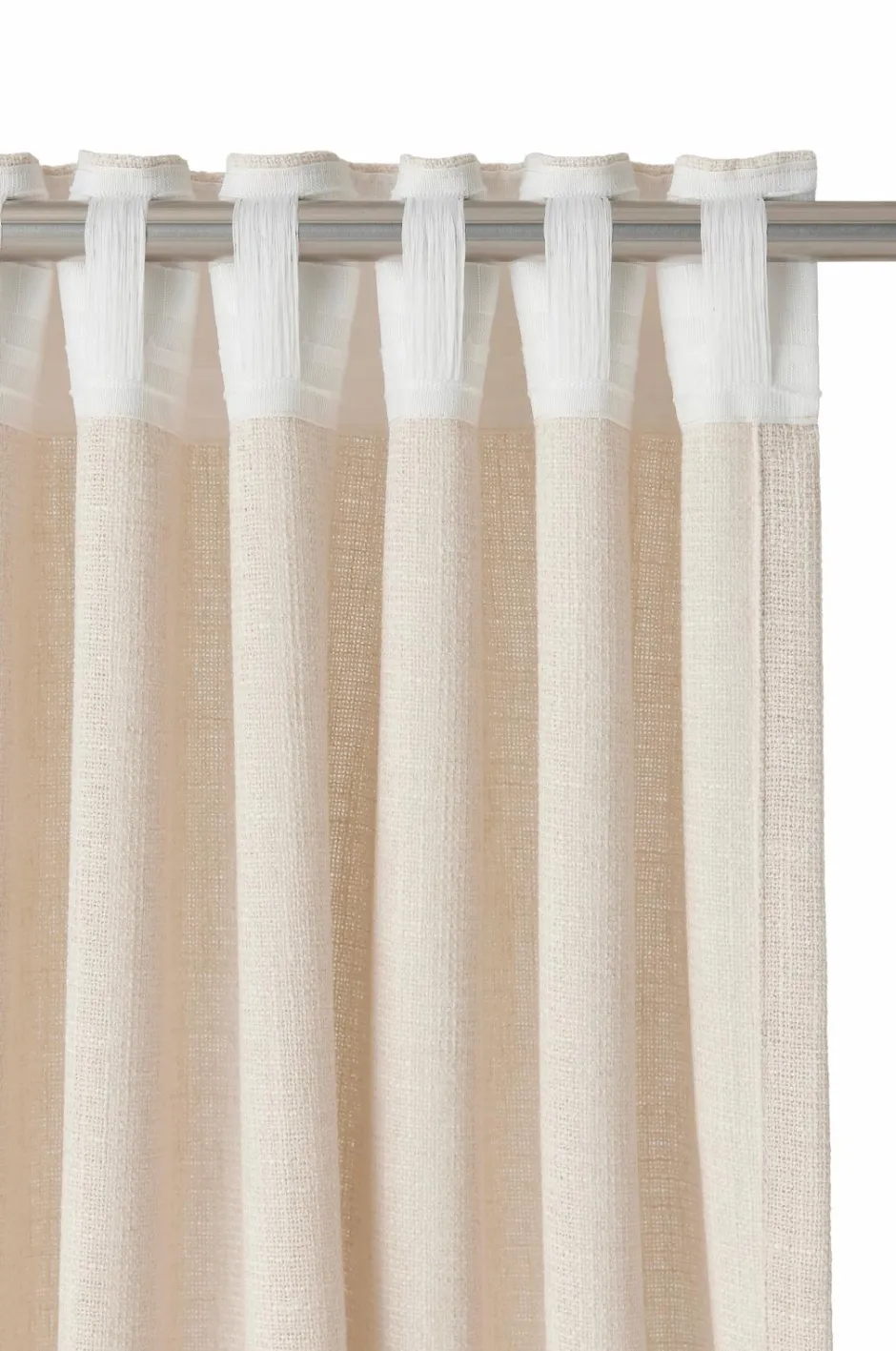 Outlet Ellos Home Multibåndsgardin Olinda 2-pak Cremehvid