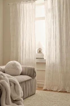 New Ellos Home Multibåndsgardin Evita Pleatingtape Curtains 2-pak Hvid