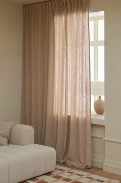New Ellos Home Multibåndsgardin Olinda Wide Ekstra bred 1-pak Støvrosa