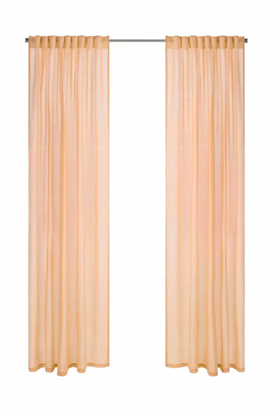 Clearance Ellos Home Multibåndsgardin Penny 2-pak Clementinorange