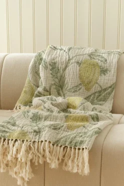 Ellos Home Plaid Jennie Lemon Gul