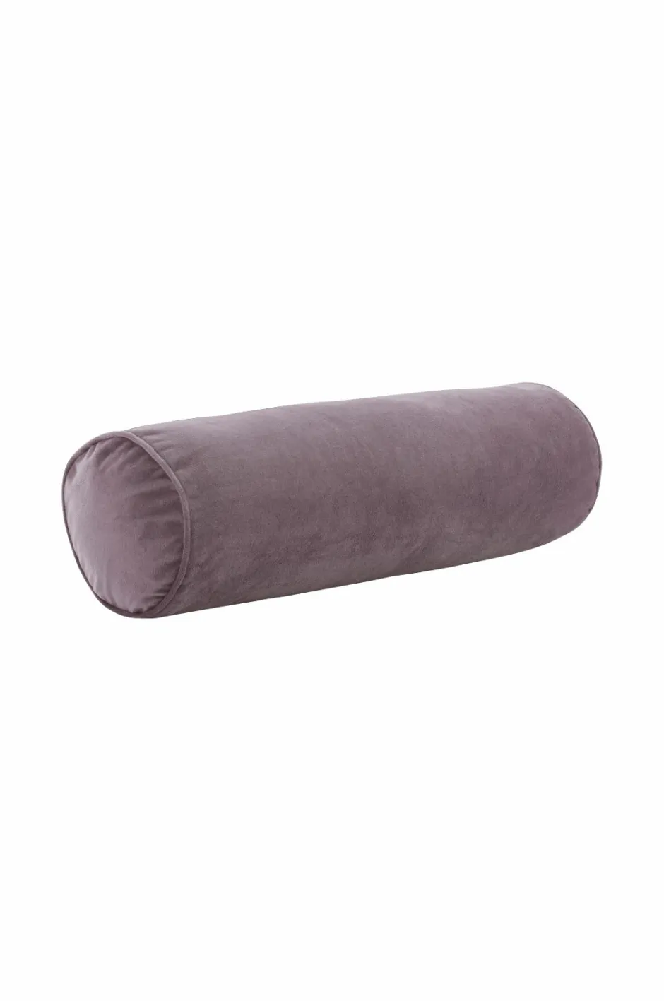 Best Ellos Home Pølsepude Nora Cylinder i velour Purple