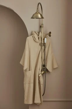 Online Ellos Home Poncho Elise i frotté Beige