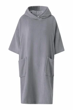 Outlet Ellos Home Poncho Elise i frotté Blågrå