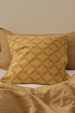 Discount Ellos Home Pudebetræk Lulia Brungul