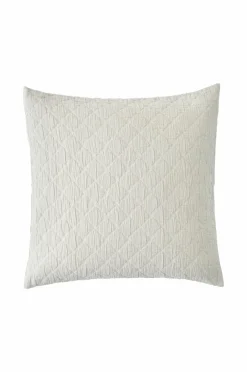 Clearance Ellos Home Pudebetræk Thelma Check i bomuld, 50x50 cm Beige
