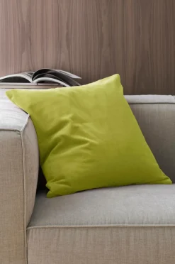 Discount Ellos Home Pudebetræk Celina i velour 50x50 cm Olivengrøn