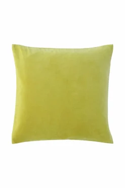 Discount Ellos Home Pudebetræk Celina i velour 50x50 cm Olivengrøn
