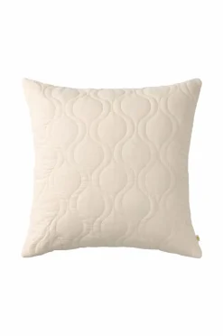 Clearance Ellos Home Pudebetræk Elly Quilted i genanvendt halvlinned Cremet hvid