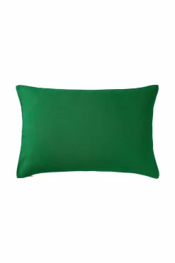 Ellos Home Pudebetræk Candice Zip i vasket hør 40x60 cm Ærtegrøn