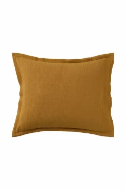 Clearance Ellos Home Pudebetræk Candela i muslin Brungul