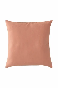 Ellos Home Pudebetræk Candice Zip i vasket hør 50x50 cm Brunrosa