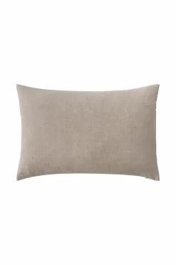 Clearance Ellos Home Pudebetræk Candice Zip i vasket hør 40x60 cm Lærredsbeige