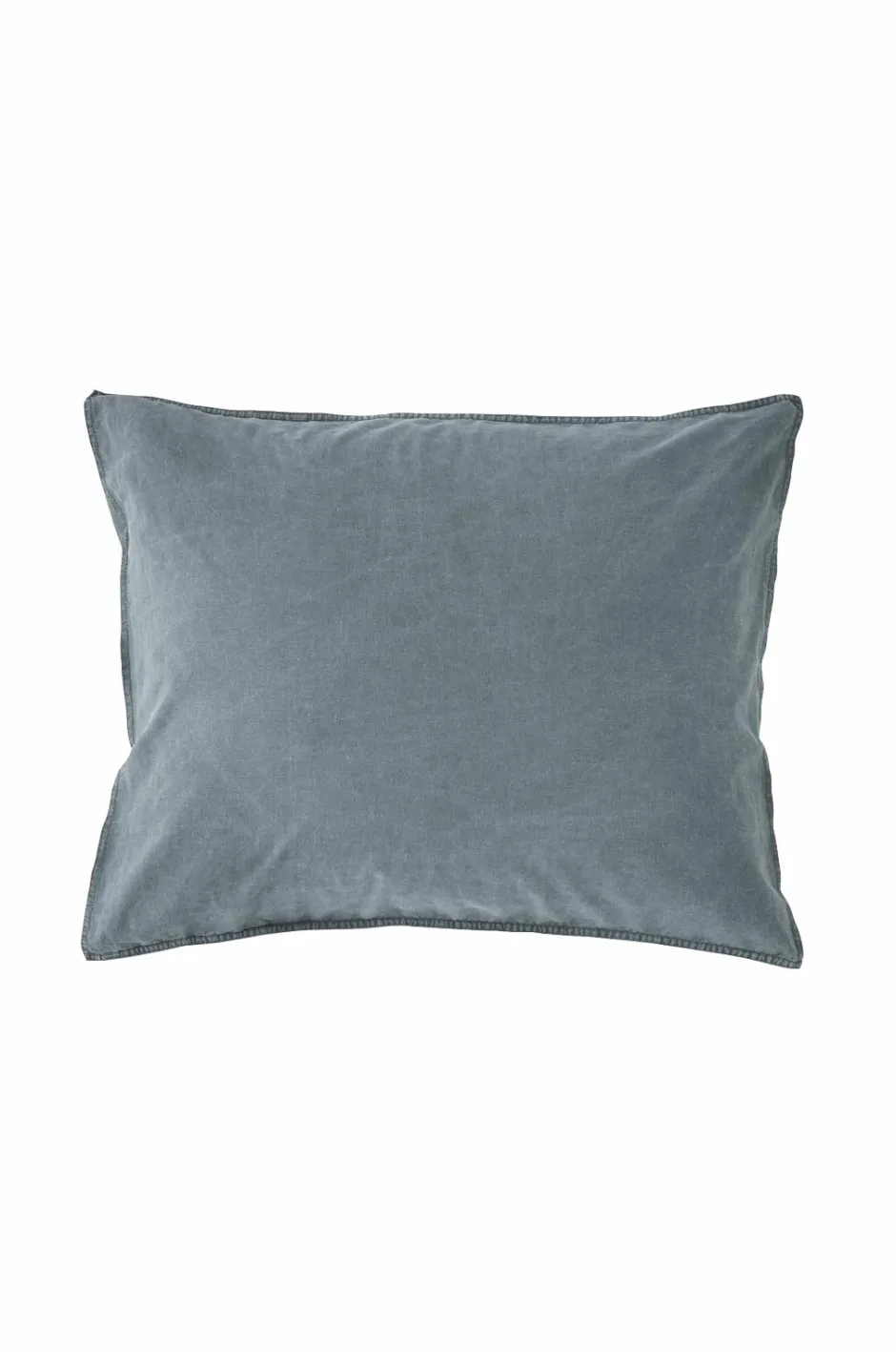 Discount Ellos Home Pudebetræk Rania i vintagevasket bomuld Dk bluegreen